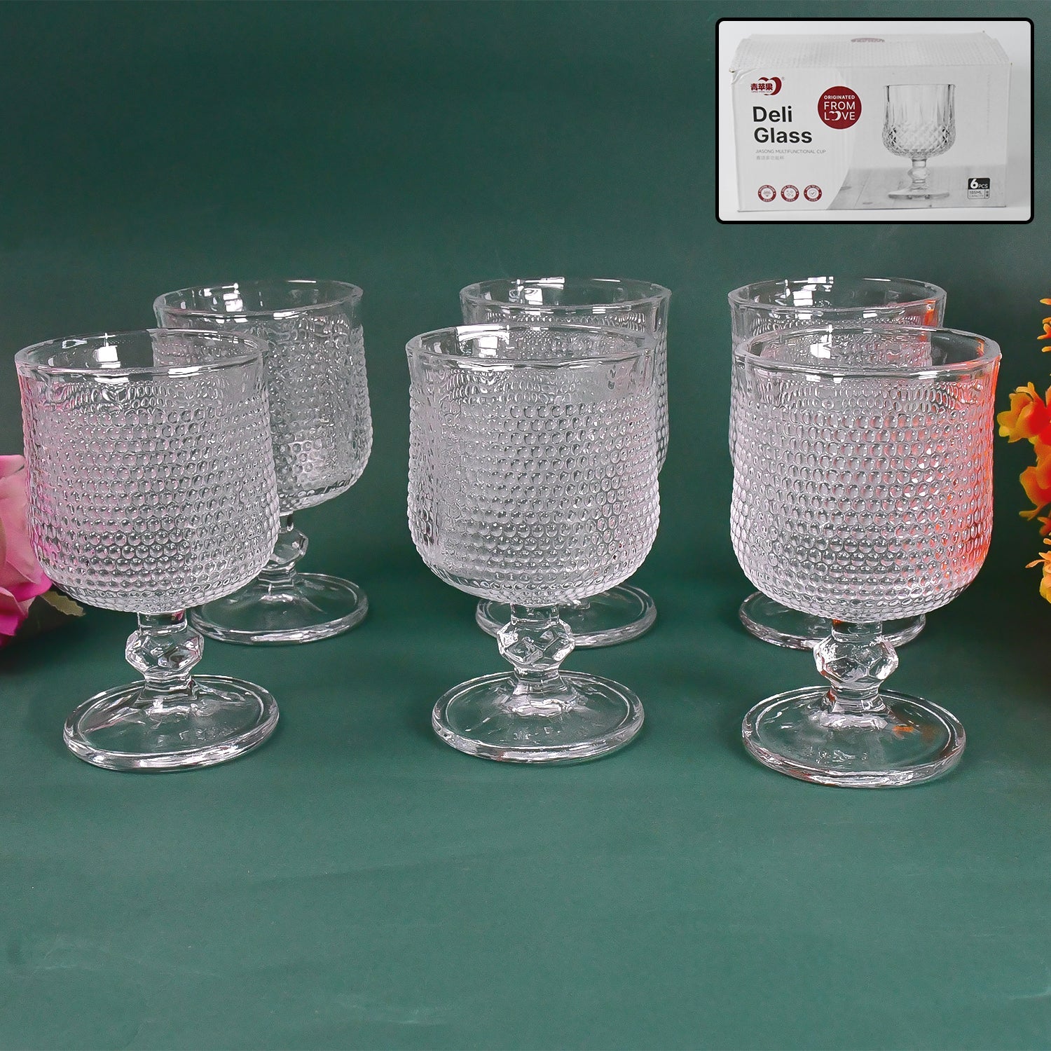 Juice water Glass Tumbler, Water glass (Set of 6 pcs / 185 ML) Juice water Glass Tumbler, Water glass (Set of 6 pcs / 185 ML)